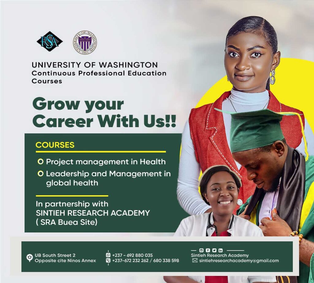 University of Washington courses flyer from Sintieh Research Academy