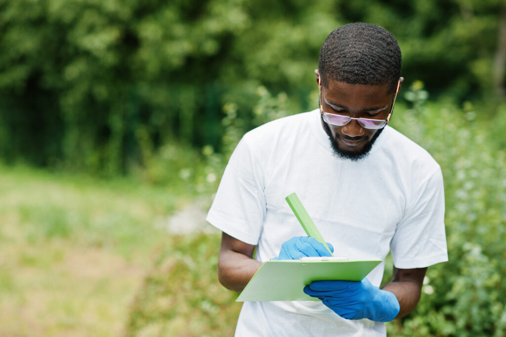 Hypertension screening results recorded digitally by a community health worker